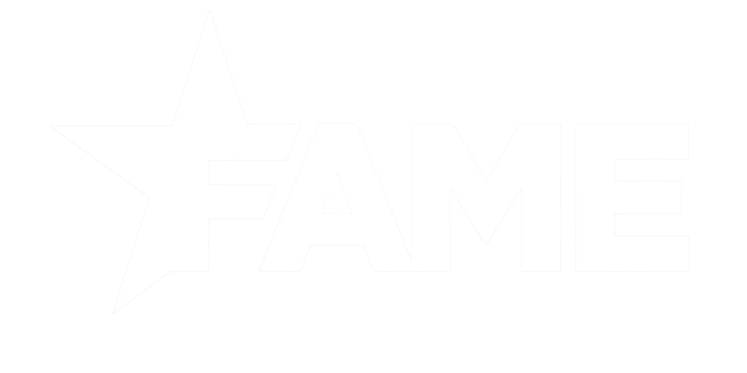 fame flow white logo
